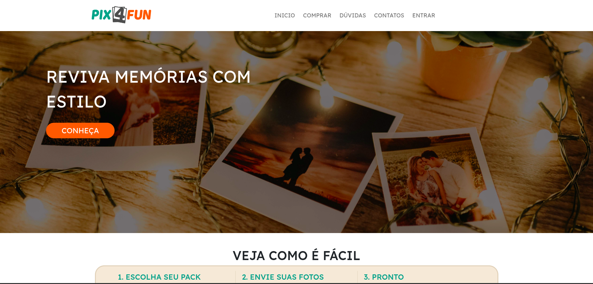 Screenshot do projeto Pix 4 Fun